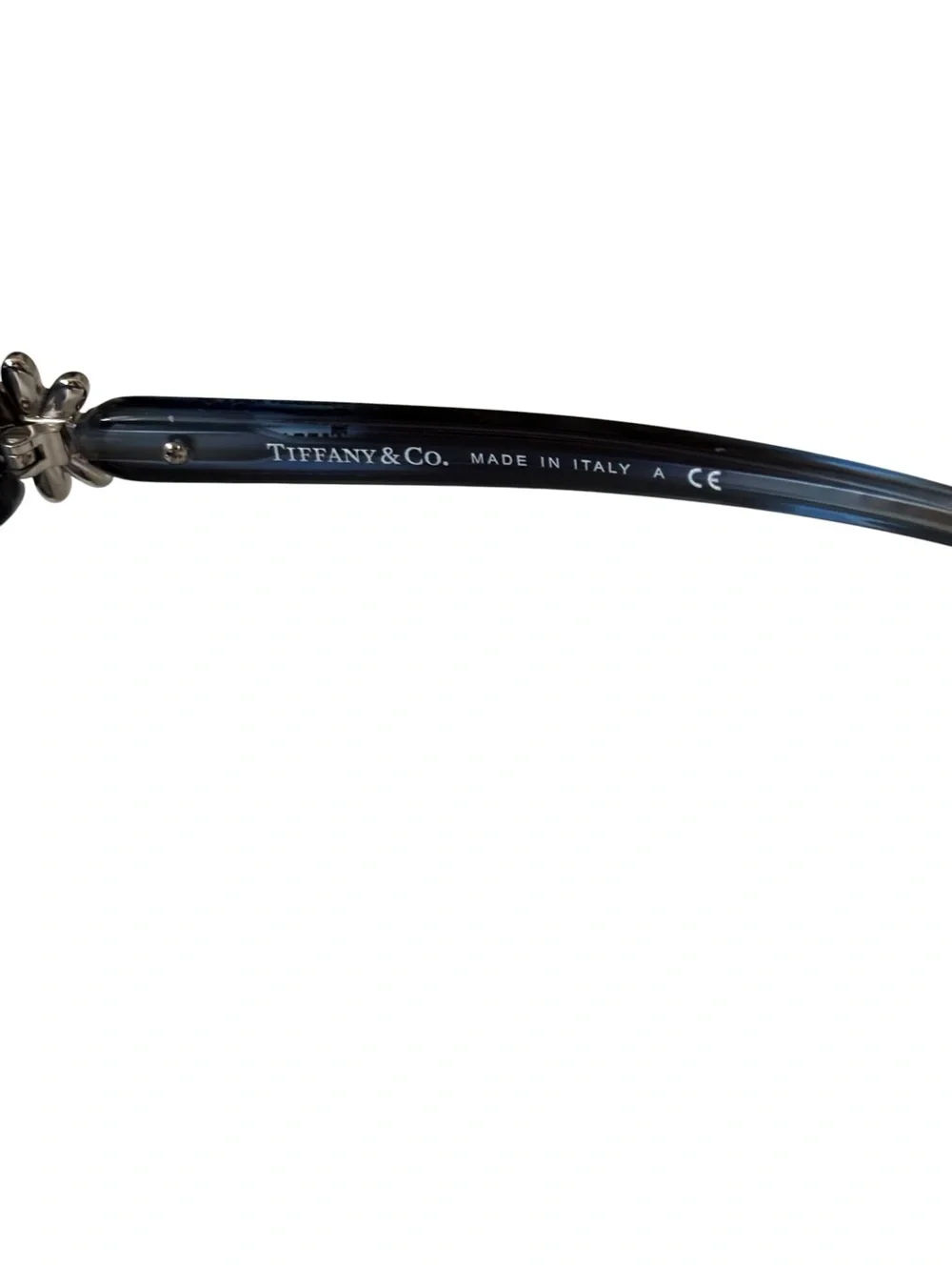 TIFFANY & CO Silver Flower Sunglasses NEW
